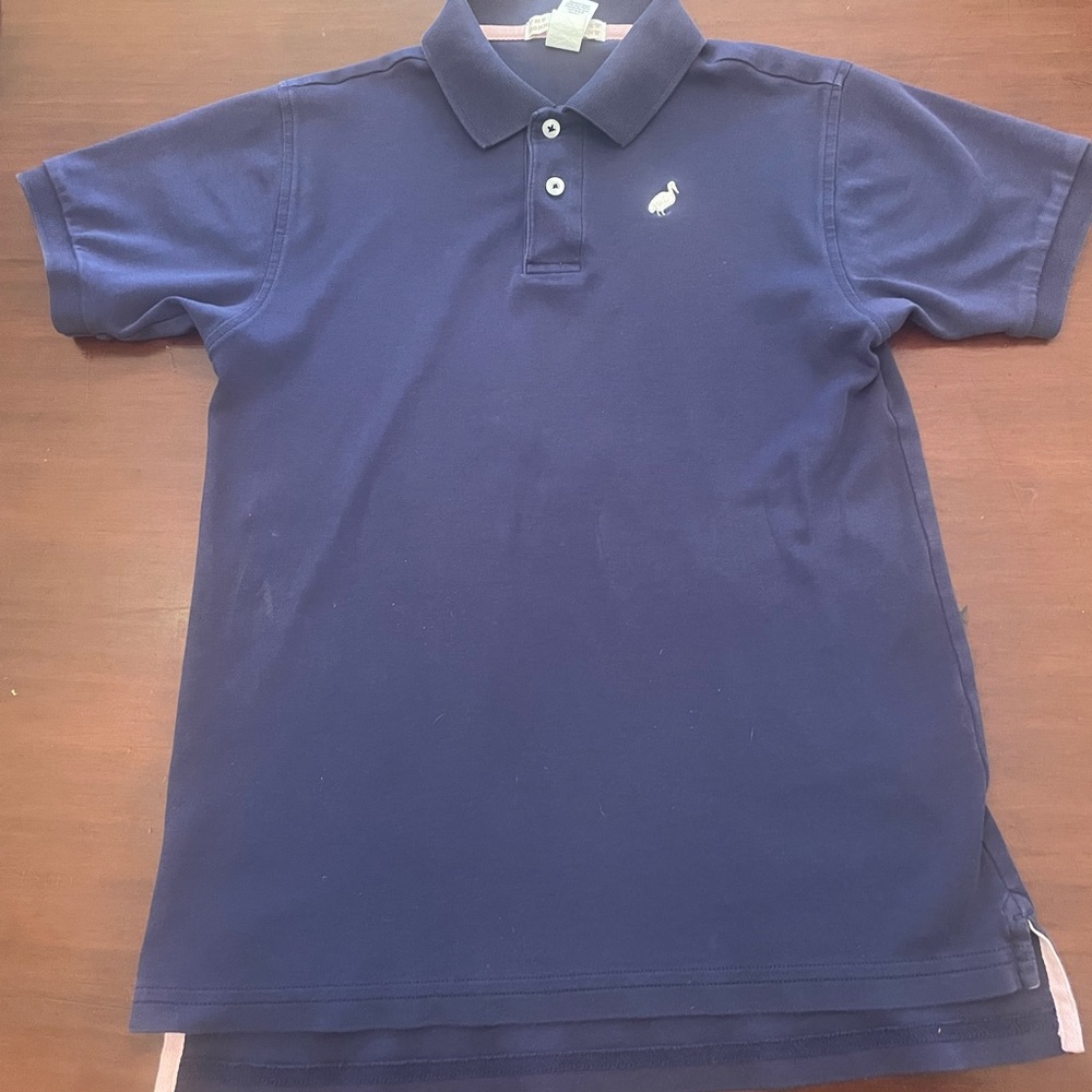 Beaufort Bonnet Company navy blue shirt. Boys Size 10 Prim & Proper Polo